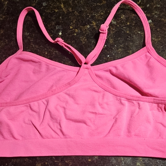Two neon, girl's sports bras, size L - Picture 4 of 7